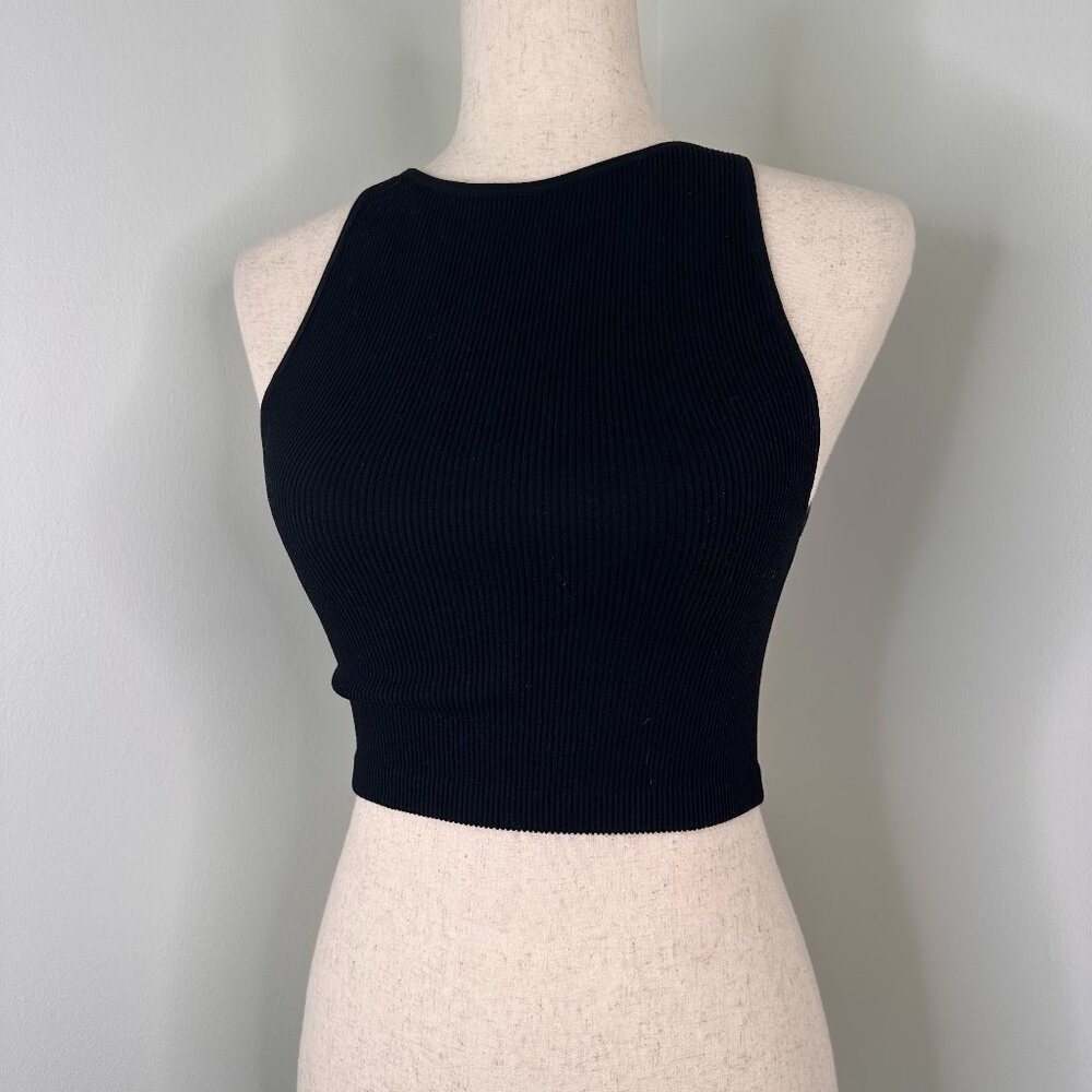 Cotton On Black Benni Seamless High Neck Tank NWT